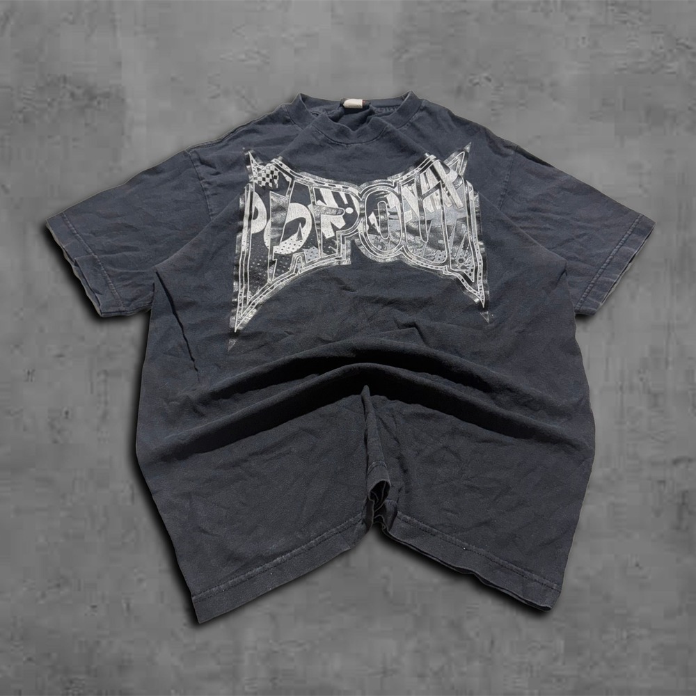 Vintage 2000s Relaxed Tapout Y2k Streetwear Grunge Archive Graphic Tee Shirt